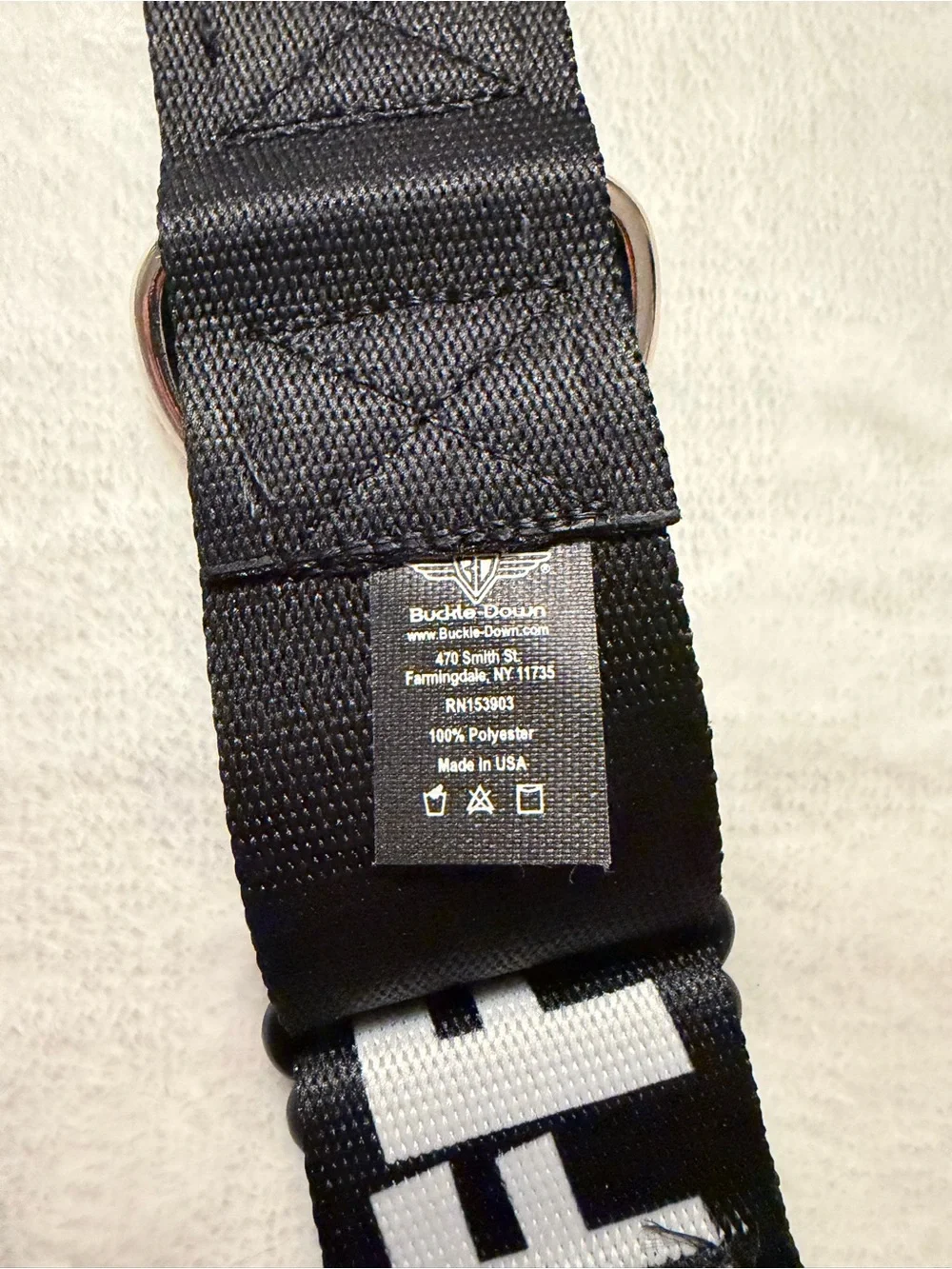 Buckle-Down  I Heart Waffles Collar 1.5